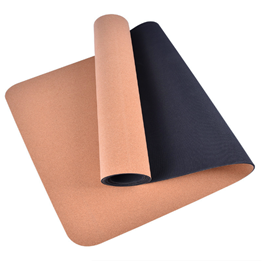 cork yoga mat natural rubber