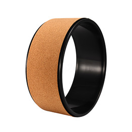 Eco friendly cork yoga wheel fitness