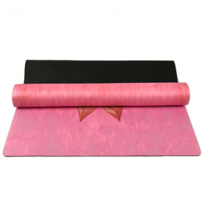 Natural rubber yoga mat