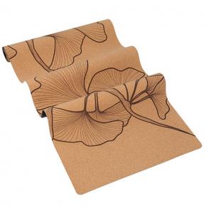 Eco friendly cork yoga mat rubber 